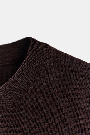 PLAIN KNIT SHORT SLEEVE TOP - Image 7