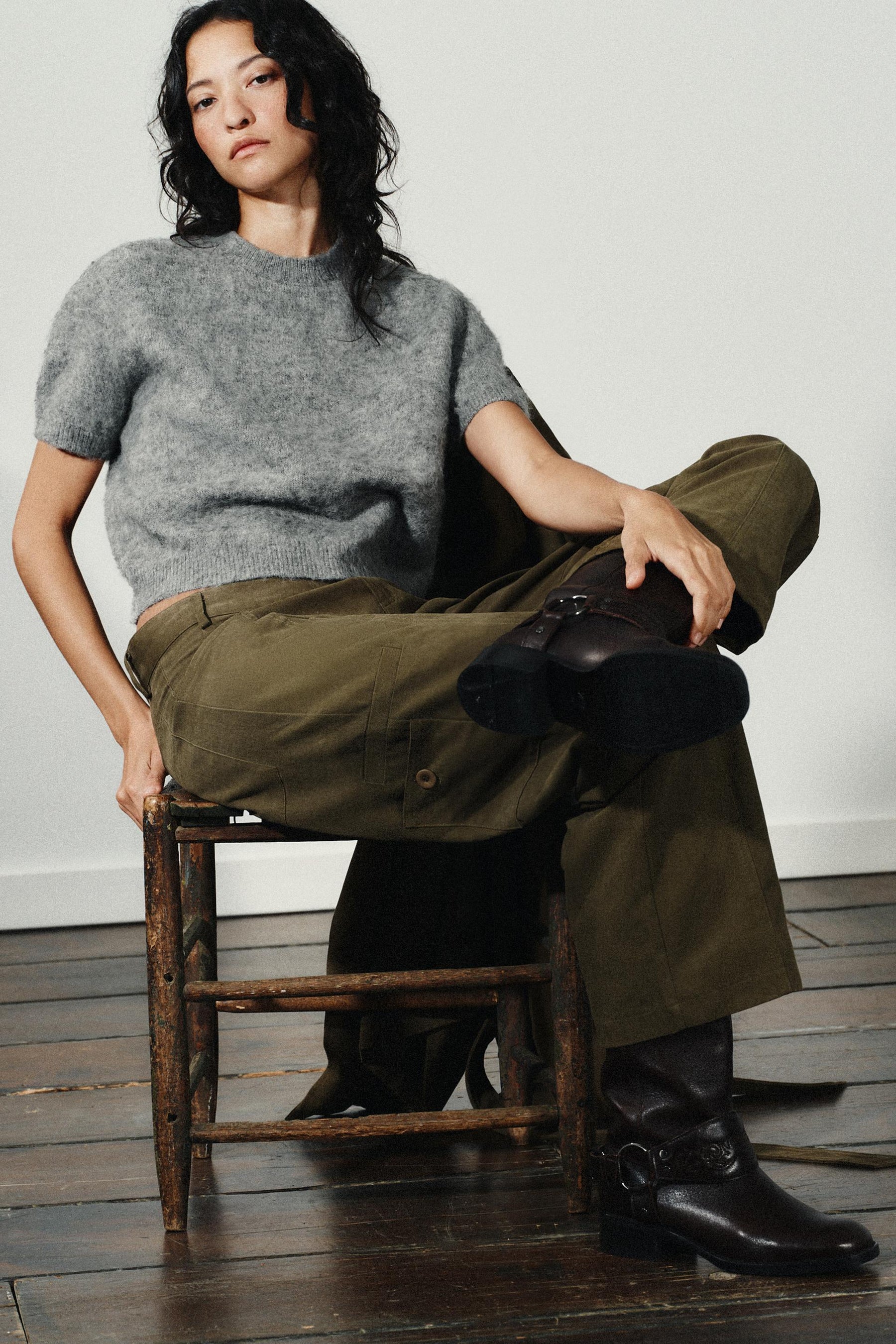 SHORT SLEEVE KNIT JUMPER - Image 6