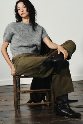 SHORT SLEEVE KNIT JUMPER - Image 6