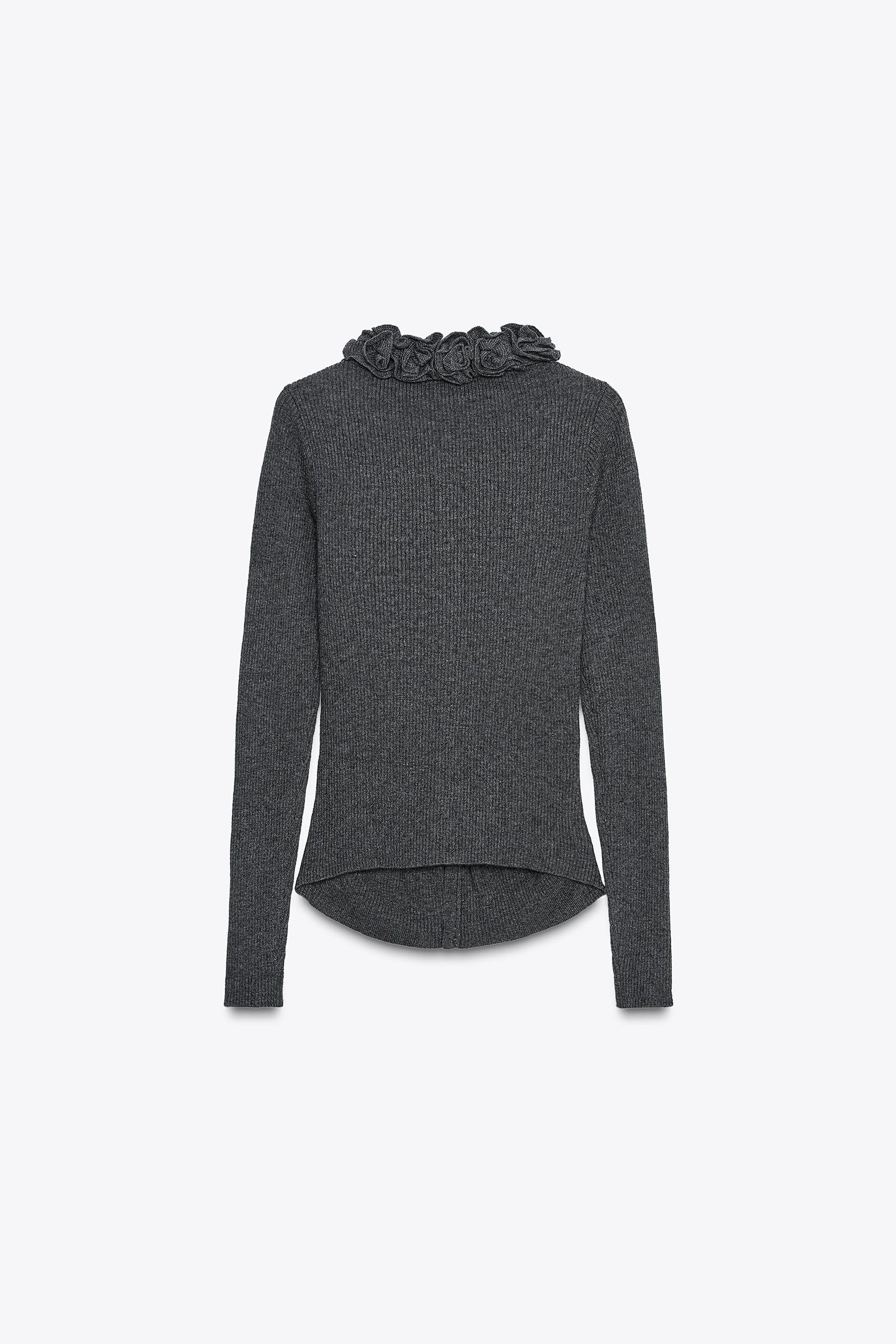 FLORAL WOOL CARDIGAN