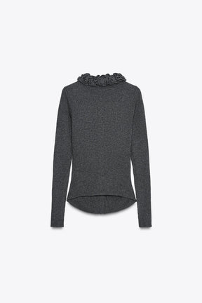 FLORAL WOOL CARDIGAN