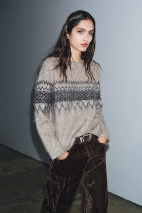 Jacquard Knit Jumper