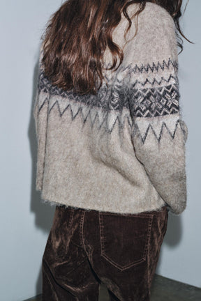 Jacquard Knit Jumper