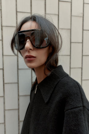 ZIP-UP KNIT BOMBER JACKET - Image 4