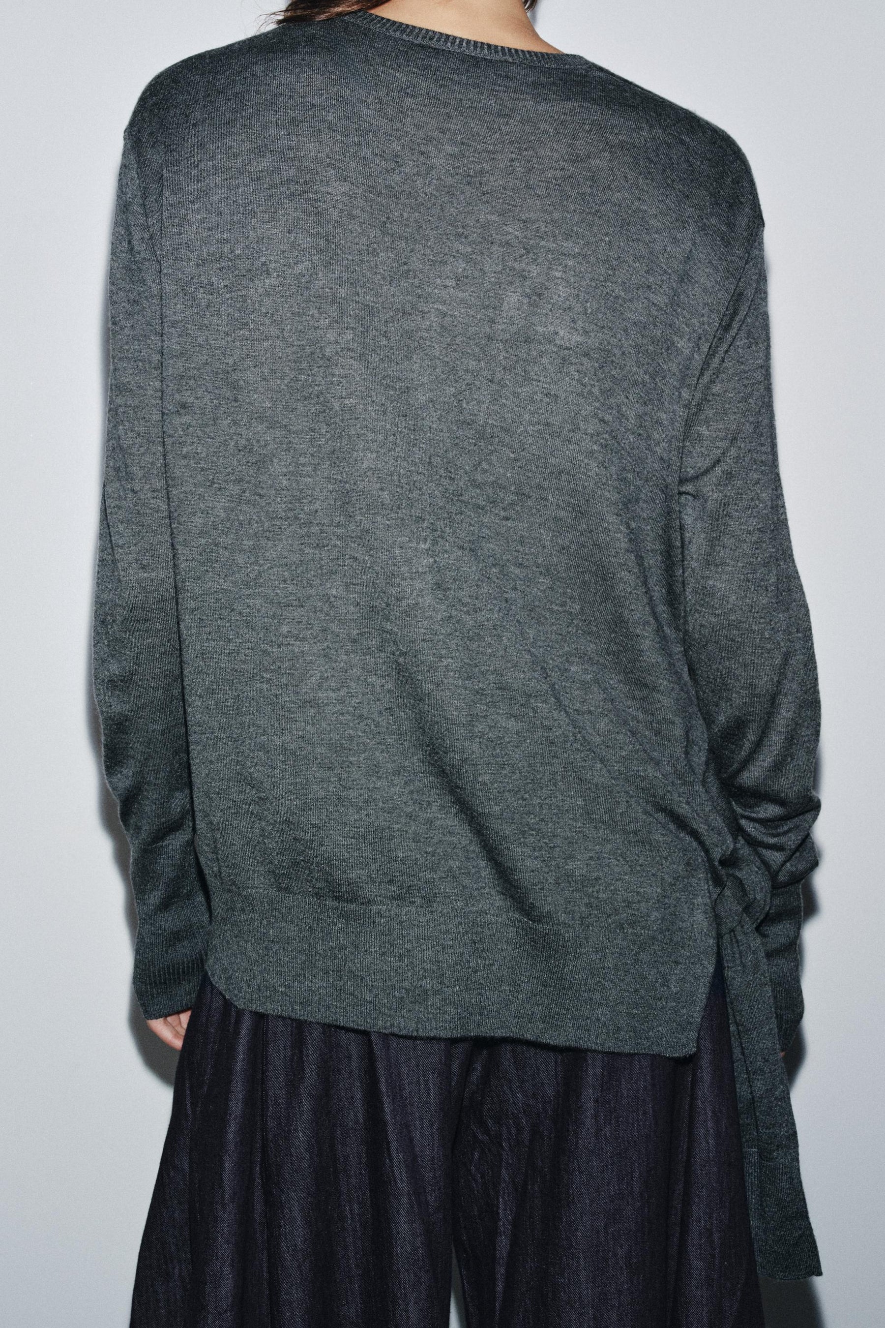 WOOL KNIT KNOT JUMPER - Image 3