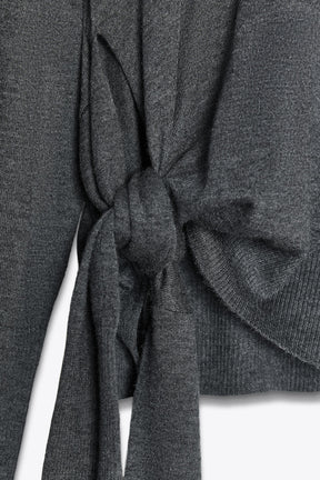 WOOL KNIT KNOT JUMPER - Image 7