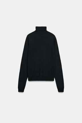 WOOL HIGH NECK JUMPER - Image 6