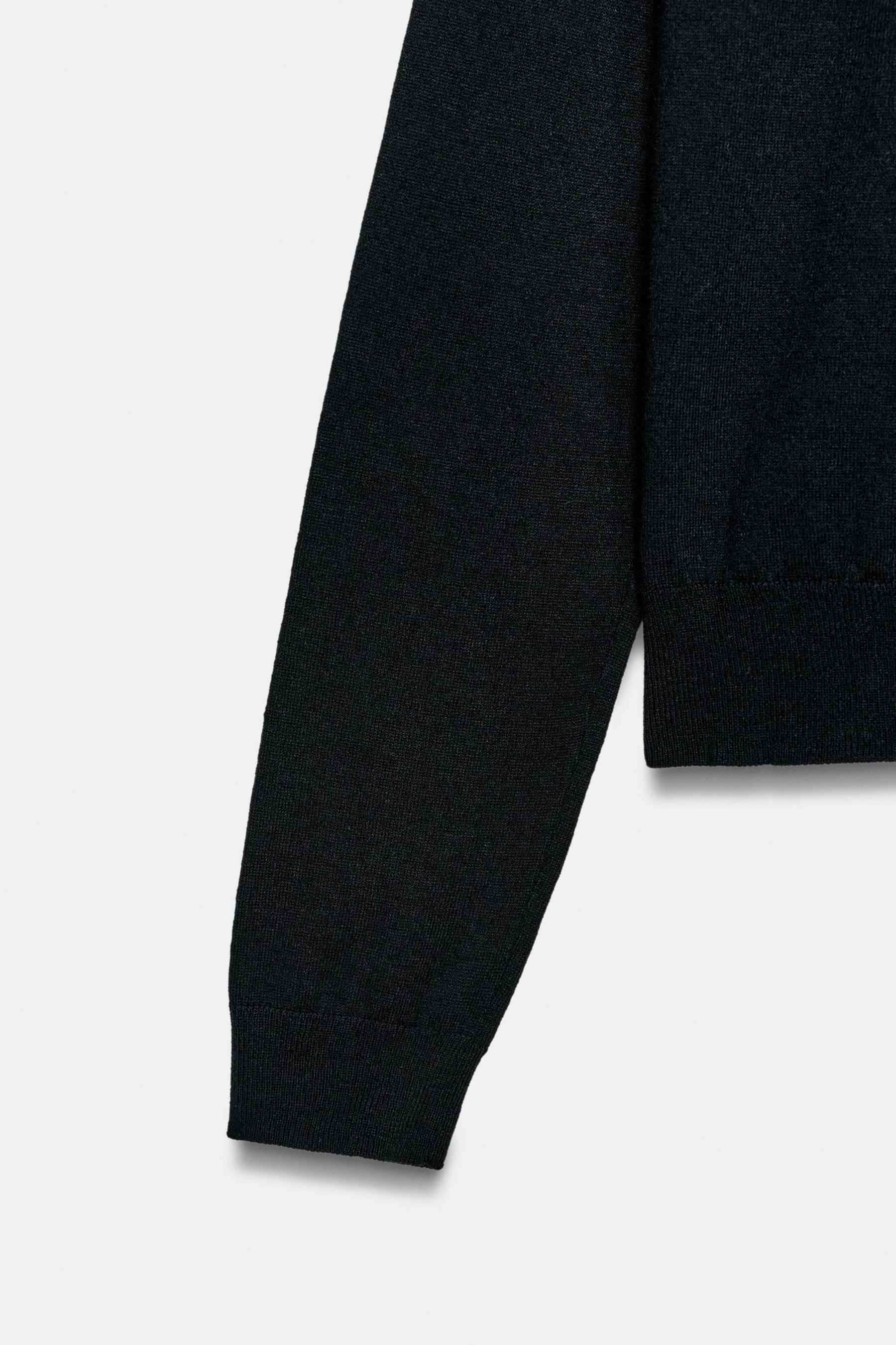 WOOL HIGH NECK JUMPER - Image 7