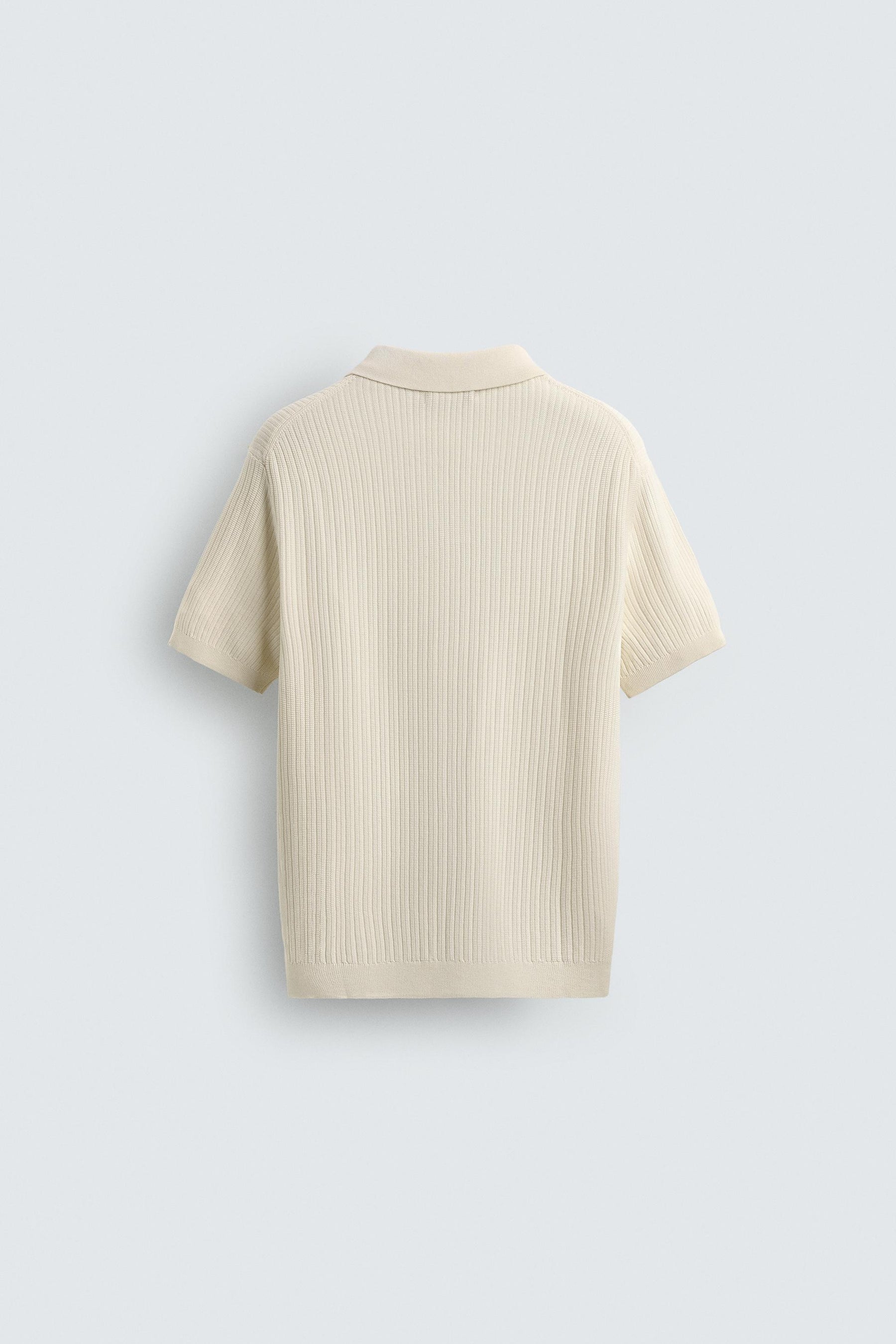 RIB KNIT POLO SHIRT - Image 6