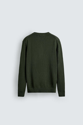 COTTON V-NECK SWEATER - Image 7