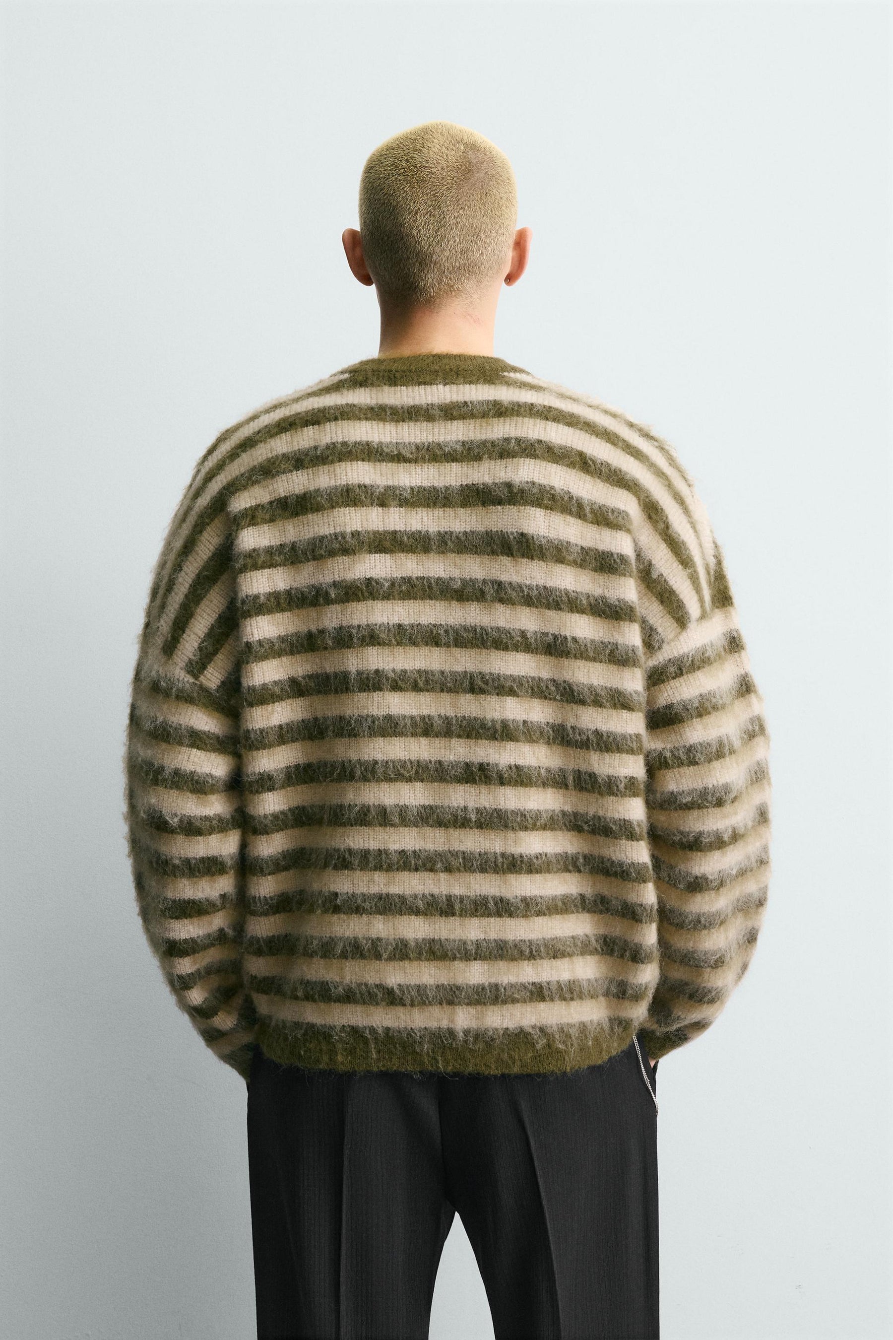 BRUSHED STRIPED JUMPER - Image 3