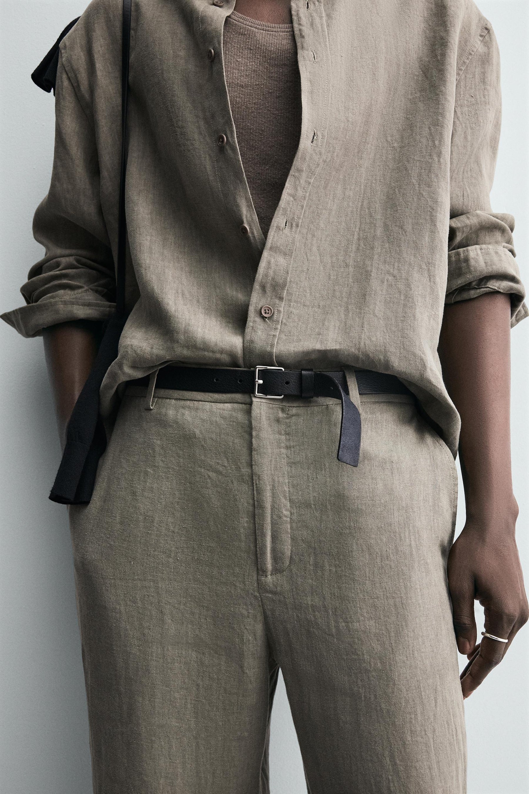 100% WASHED LINEN SHIRT - Image 6