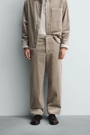 RELAXED FIT CORDUROY TROUSERS - Image 2