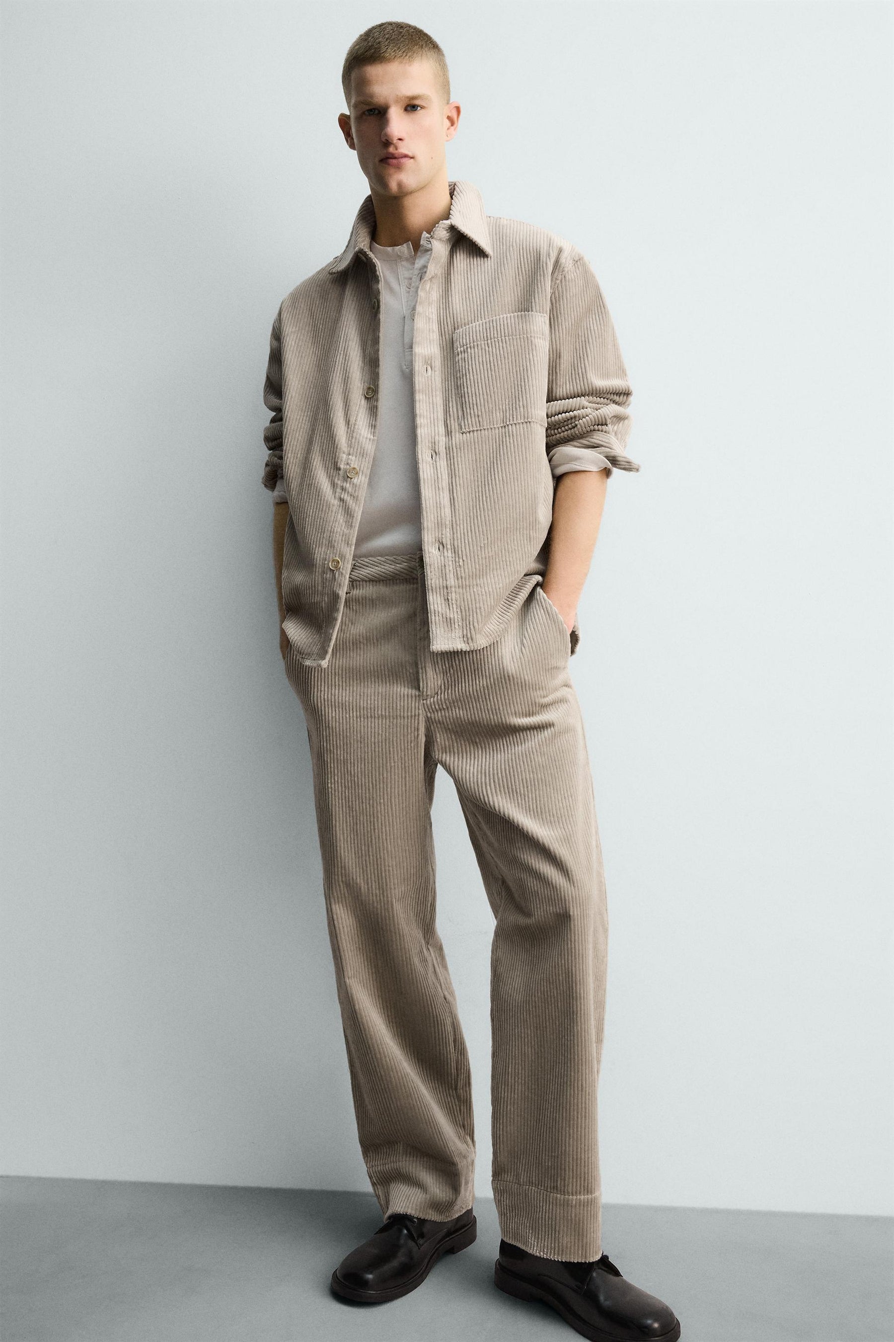 RELAXED FIT CORDUROY TROUSERS - Image 5
