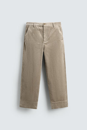RELAXED FIT CORDUROY TROUSERS - Image 6