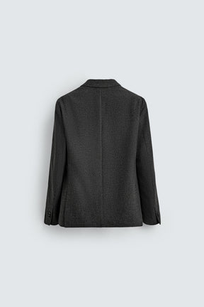 HOUNDSTOOTH TEXTURED BLAZER - Image 8