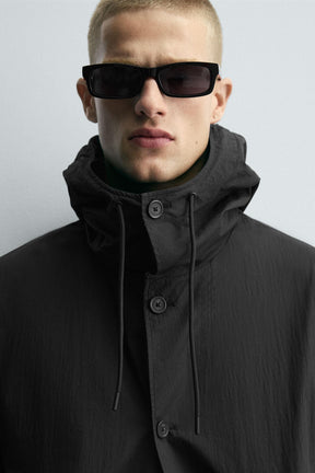 TECHNICAL HOODED JACKET - Image 6