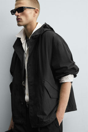 TECHNICAL HOODED JACKET - Image 5