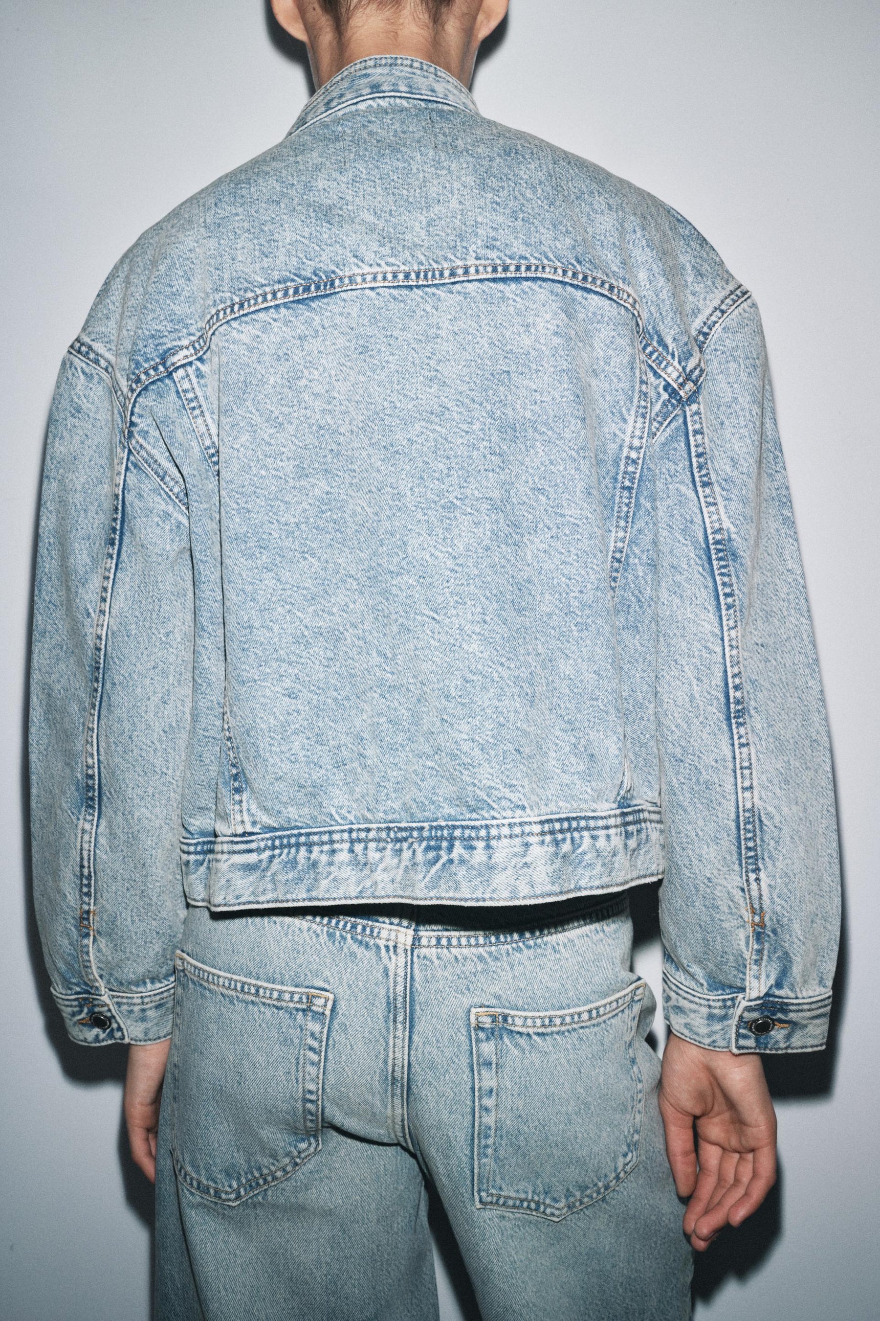 Double-Breasted Denim Jacket