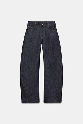 Low-rise Barrel Jeans