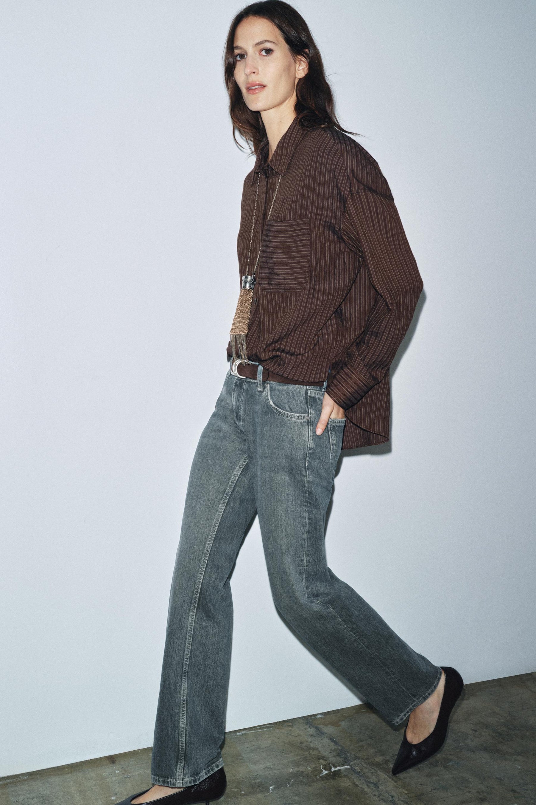 Straight Leg Low-Rise Jeans