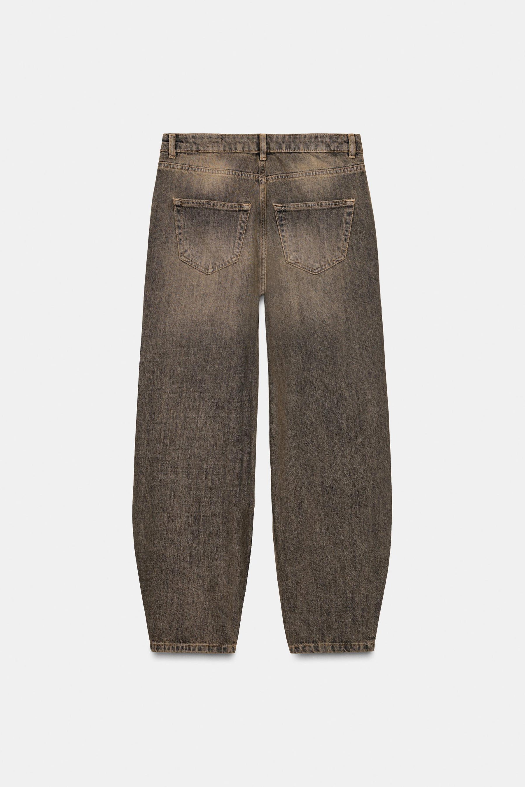 Mid-Waist Barrel Jeans