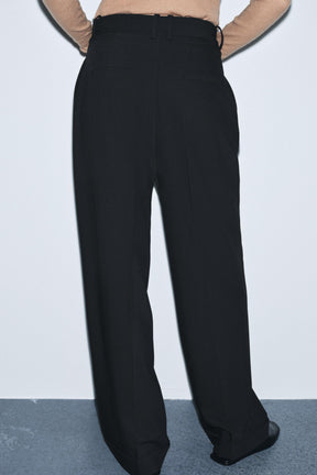 Asymmetric Waist Trousers