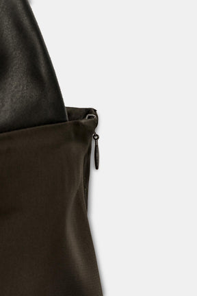 Asymmetric Contrast Fashion Top