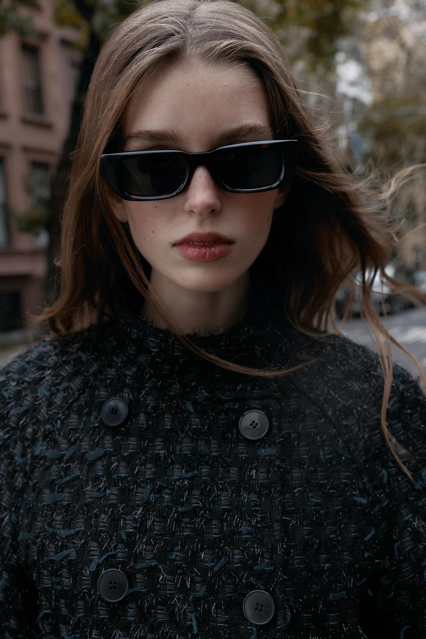 Textured Crossover Jacket