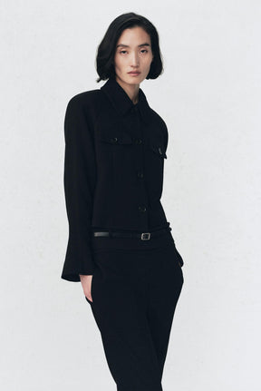 PADDED SHOULDER JACKET