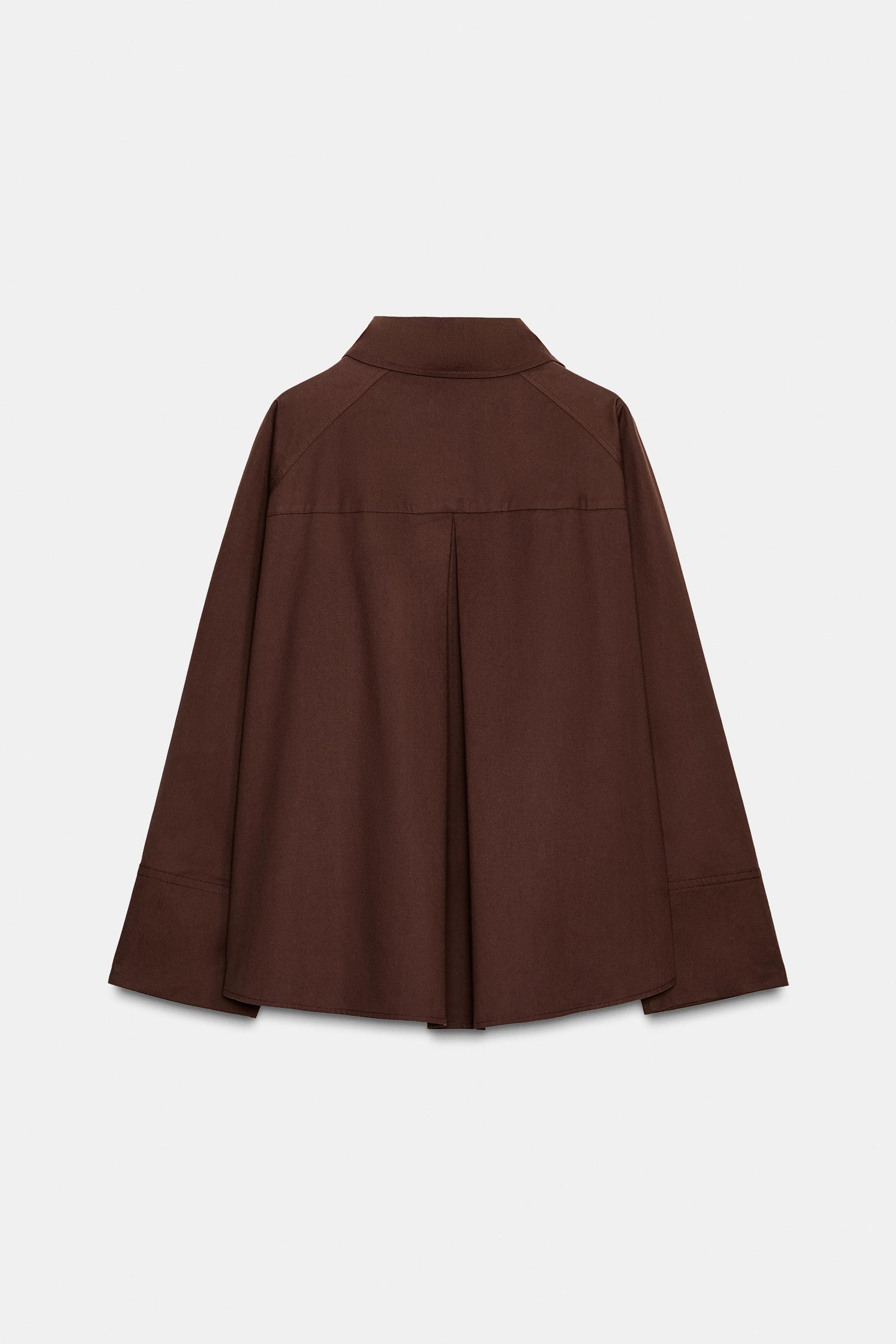 Oversized Pleated Shirt