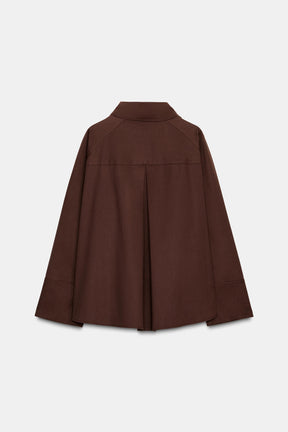 Oversized Pleated Shirt