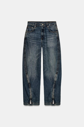 Balloon Mid-Waist Jeans with