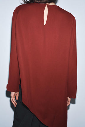 Asymmetric Flowy Fashion Top