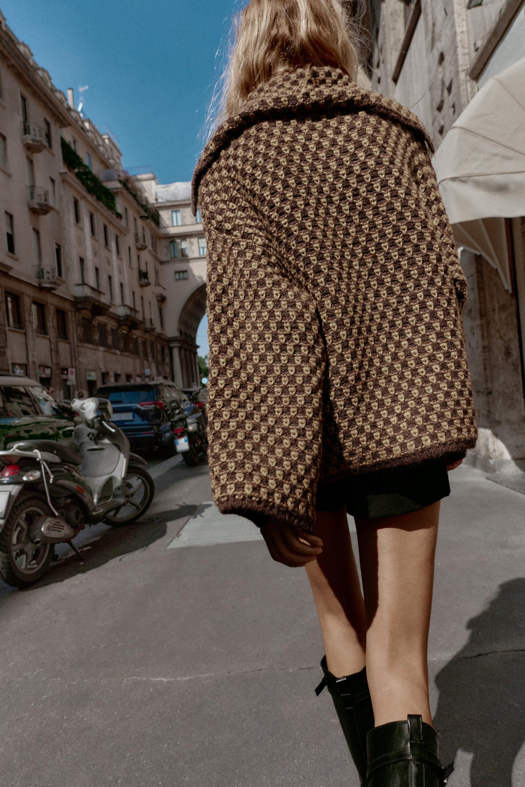 Oversized Knit Jacket