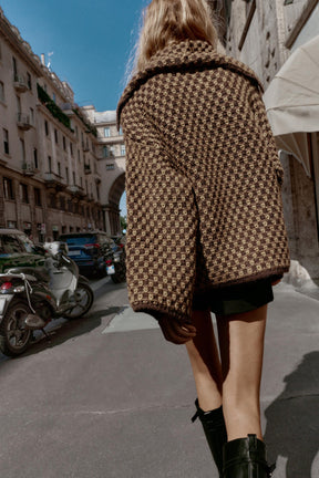 Oversized Knit Jacket