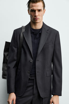 Wool Suit Blazer
