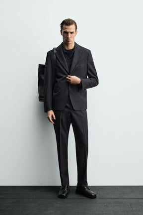Wool Suit Blazer
