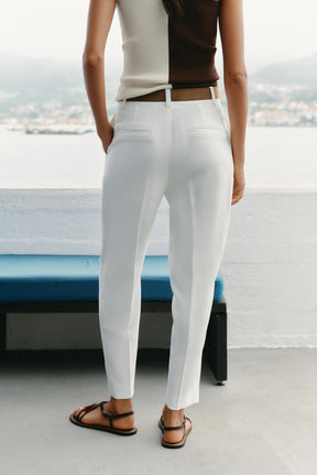 FLOWING TROUSER WITH BELT
