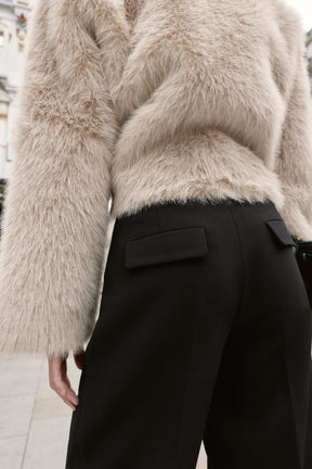 Houndstooth Trousers with Belt