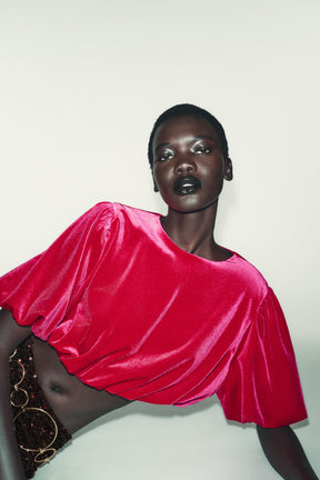 Velvet Balloon Shirt