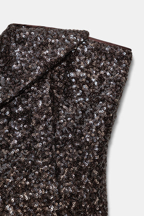 Sequin Bustier Top