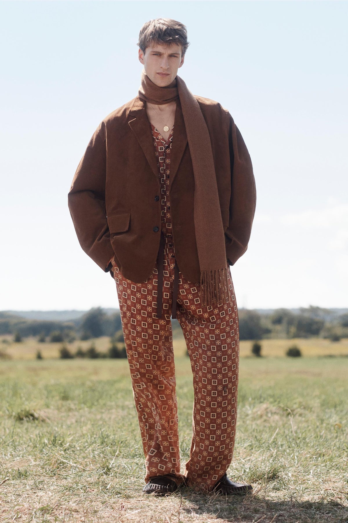 COMBINED STRIPED SCARF LIMITED EDITION - Image 1