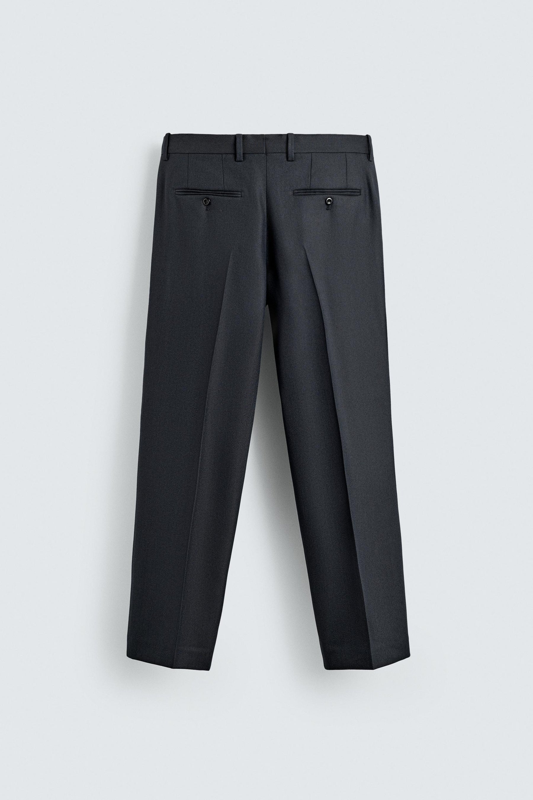 TEXTURED SUIT TROUSERS - Image 7