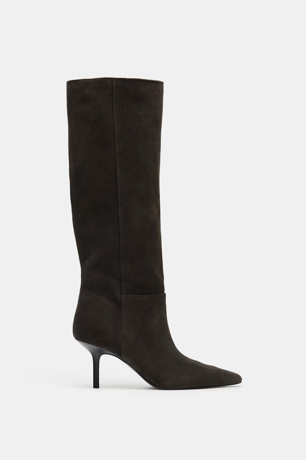 Suede Heeled Boots