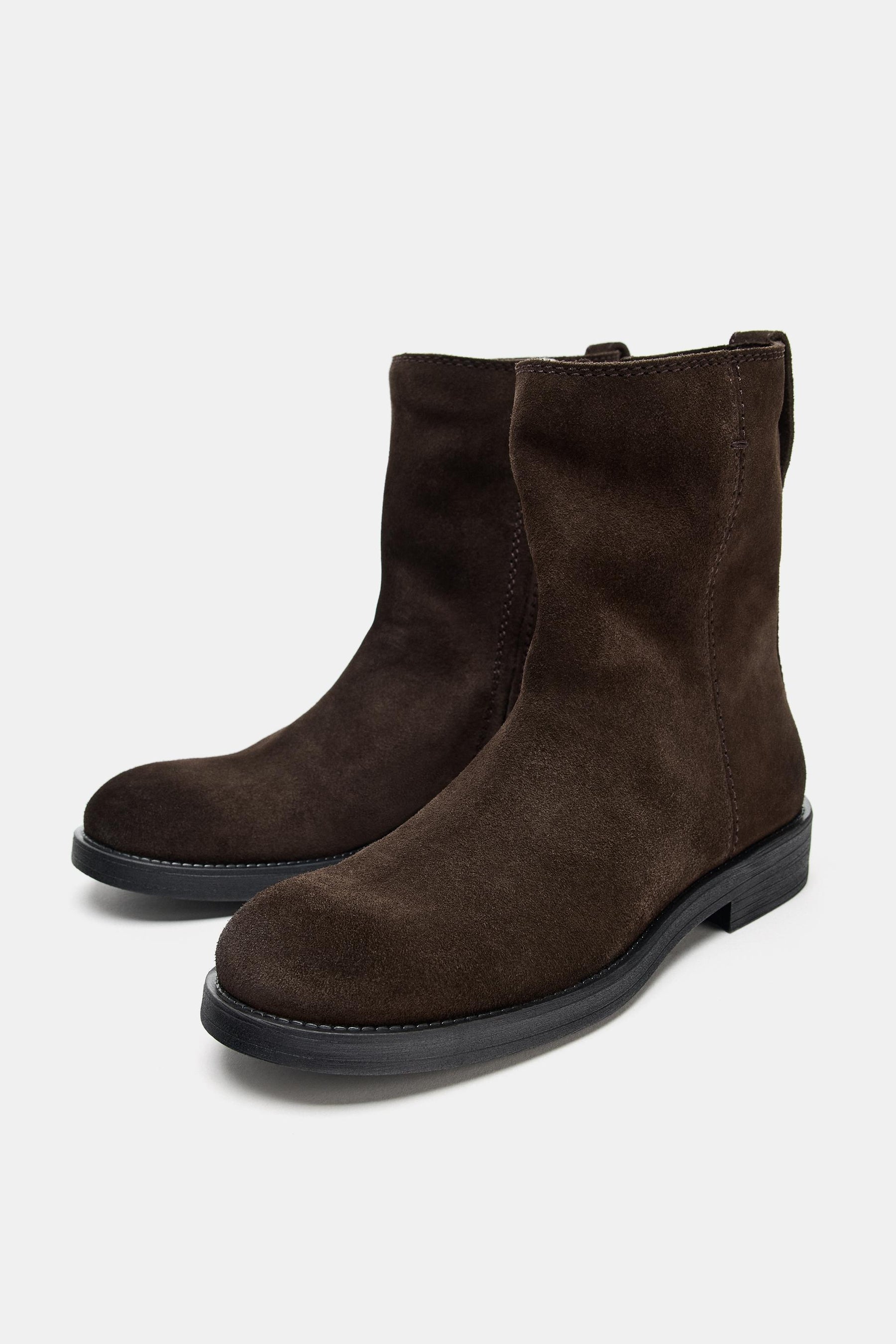 SUEDE ANKLE BOOTS