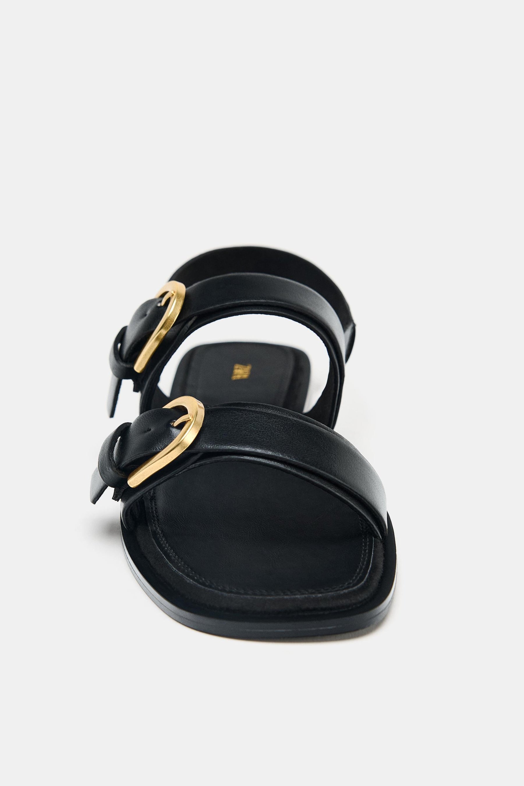 DOUBLE BUCKLE SANDALS