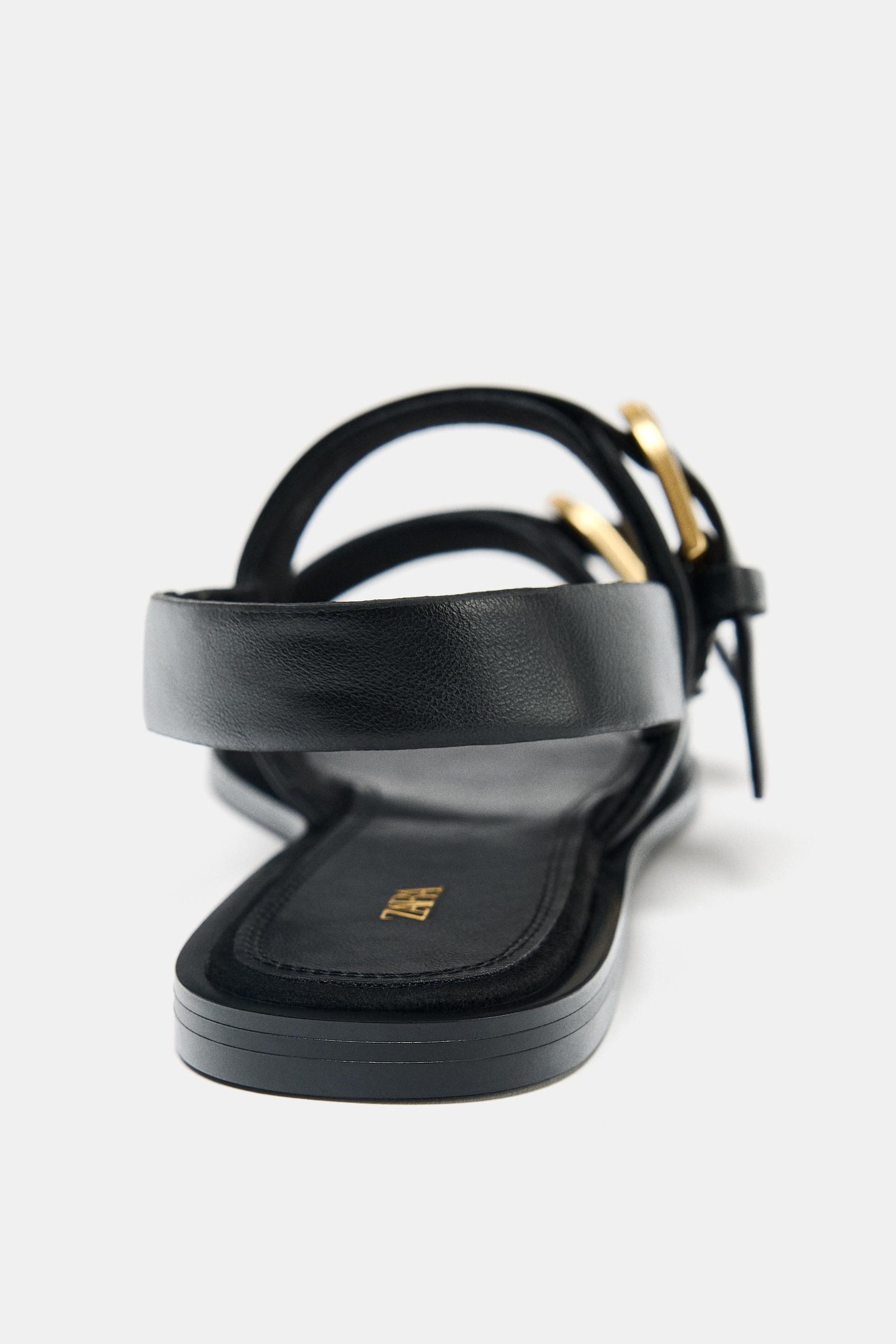 DOUBLE BUCKLE SANDALS