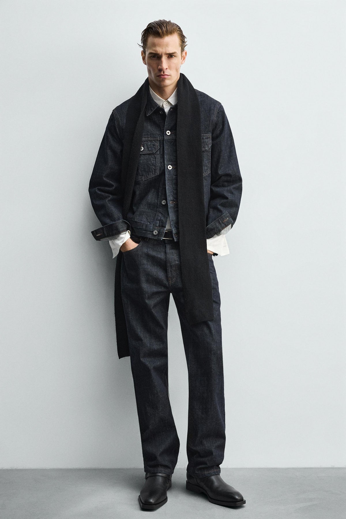 LEATHER BUCKLE BOOTS - Image 2