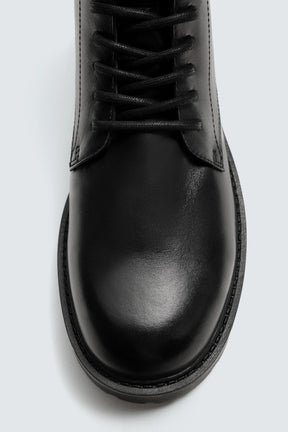 LEATHER LACE-UP BOOTS - Image 6